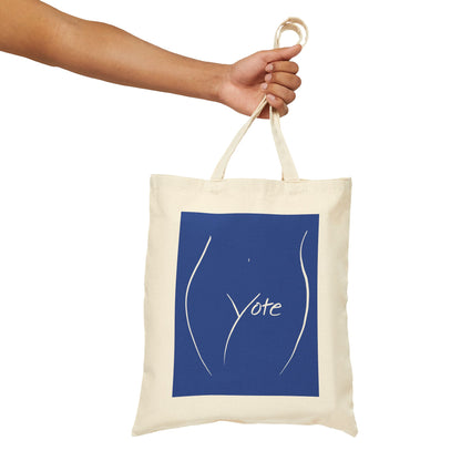 Vote Cotton Canvas Tote Bag