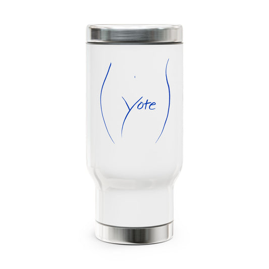 Vote Stainless Steel Travel Mug with Handle, 14oz