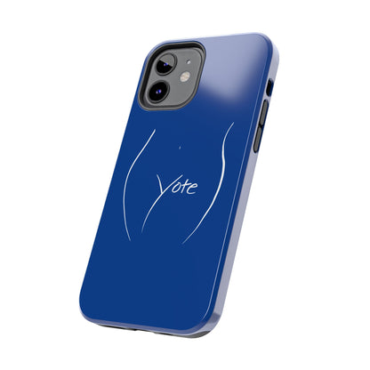 Vote iPhone Cases (Blue)