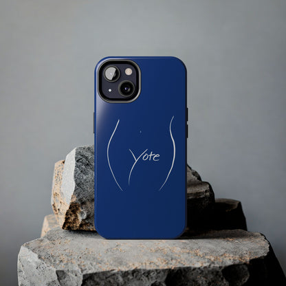 Vote iPhone Cases (Blue)