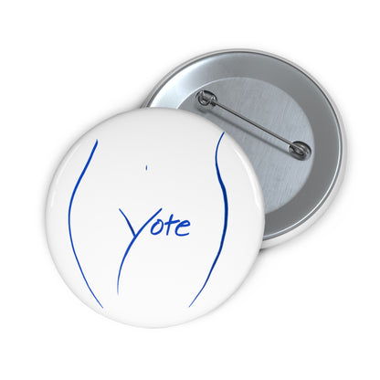 Vote Pin (White)