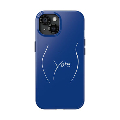 Vote iPhone Cases (Blue)