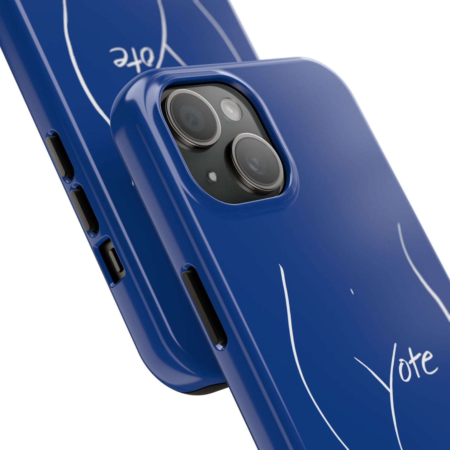 Vote iPhone Cases (Blue)