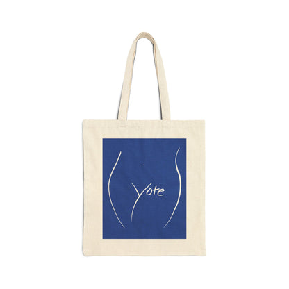 Vote Cotton Canvas Tote Bag