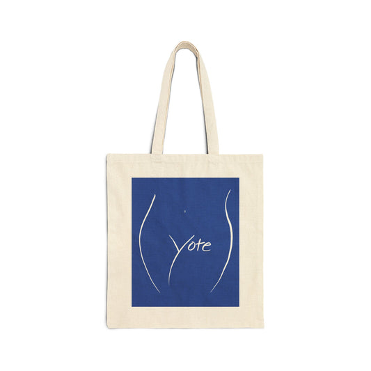 Vote Cotton Canvas Tote Bag