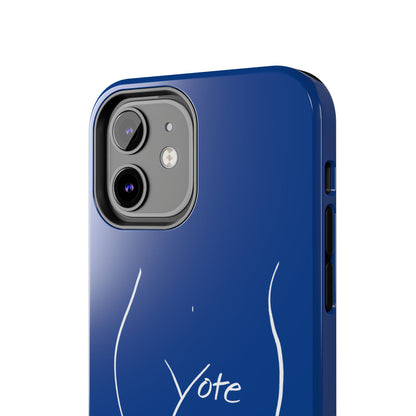 Vote iPhone Cases (Blue)