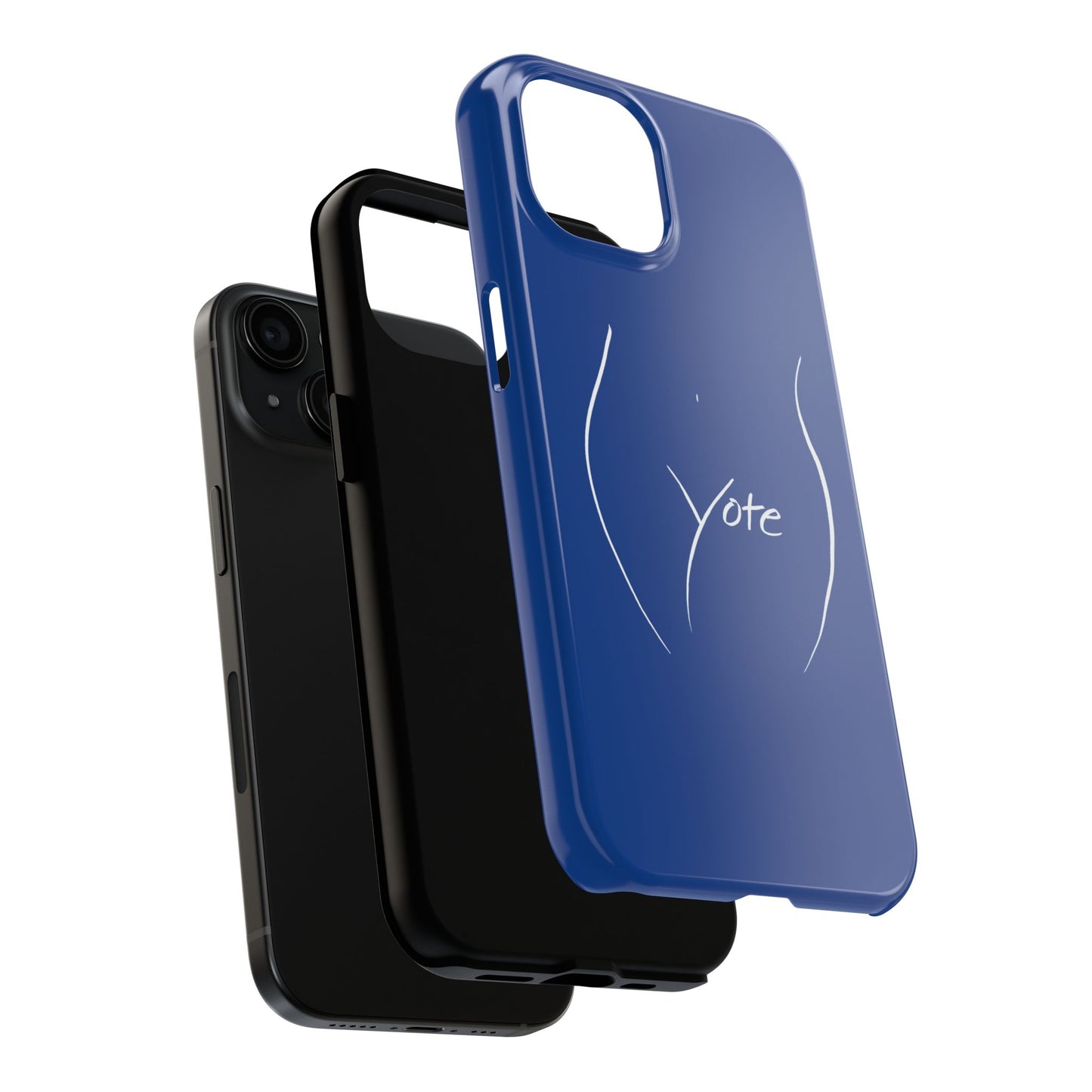 Vote iPhone Cases (Blue)