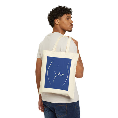 Vote Cotton Canvas Tote Bag