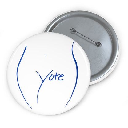 Vote Pin (White)