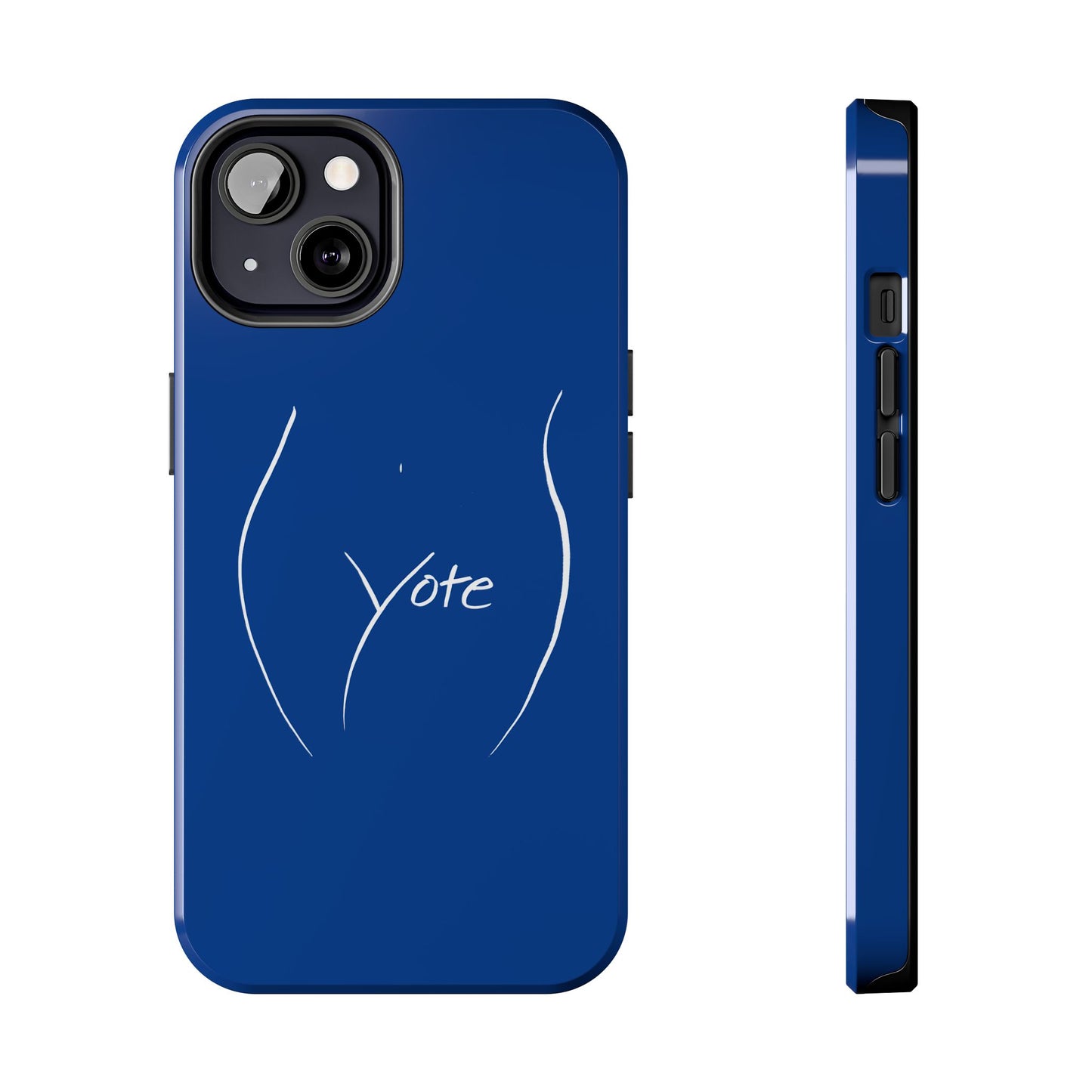 Vote iPhone Cases (Blue)